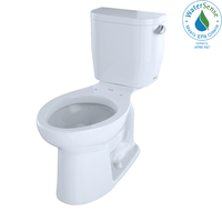  Entrada Two Piece Toilet - Cotton