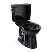  Drake Two Piece Toilet - Ebony