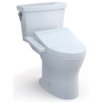  Drake Two Piece Toilet - Cotton White