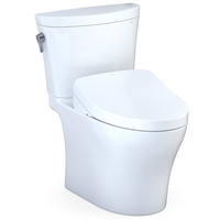  Aquia IV Two Piece Toilet - Cotton White