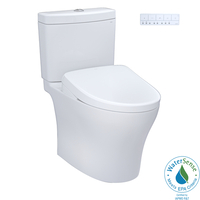  Aquia IV Two Piece Toilet - Cotton White