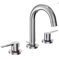  LB 8'' Widespread Bathroom Faucet - Polished Chrome
