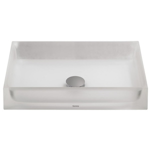 TLLT15161 Luminist Vessel Style Bathroom Sink - Frosted White