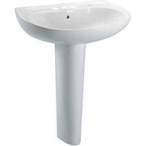 TLPT2424G01 Prominence Pedestal Bathroom Sink - Cotton