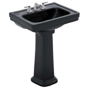 TOTLPT5328N51 Promenade Pedestal Bathroom Sink - Ebony TOTLPT5328N51 Promenade Pedestal Bathroom Sink - Ebony