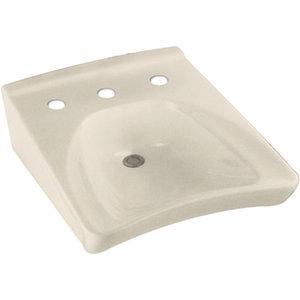 TLT3081103 Reliance Commercial Wall Hung Bathroom Sink - Bone