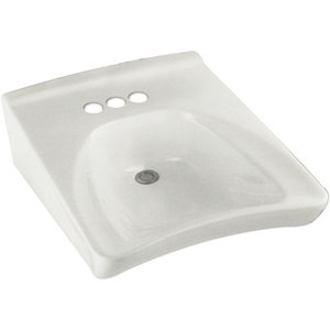 TLT308401 Reliance Commercial Wall Hung Bathroom Sink - Cotton TLT308401 Reliance Commercial Wall Hung Bathroom Sink - Cotton