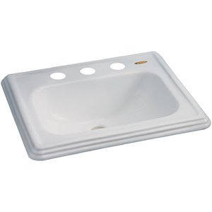 TLT531804 Provincial Self Rimming Bathroom Sink - Gray