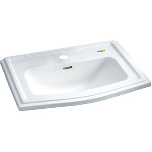 TLT78101 Clayton Self Rimming Bathroom Sink - Cotton