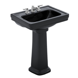 TLPT532N51 Promenade Pedestal Bathroom Sink - Ebony TLPT532N51 Promenade Pedestal Bathroom Sink - Ebony