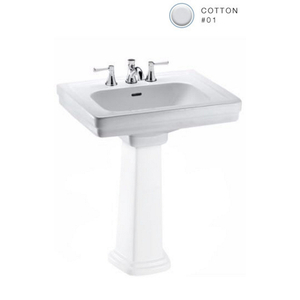 TLT530401 Promenade Pedestal Basin Part - Cotton TLT530401 Promenade Pedestal Basin Part - Cotton