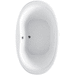 TOTO TABY756N01N Cotton 72" x 42" Soaking Tub