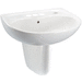 TOTO TLHT2414G01 Cotton Wall Hung Bathroom Sink