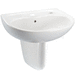 TOTO TLHT241G01 Cotton Wall Hung Bathroom Sink