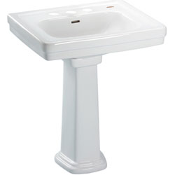 TLPT530N851 Promenade Pedestal Bathroom Sink - Ebony TLPT530N851 Promenade Pedestal Bathroom Sink - Ebony
