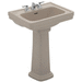 TOTO TLPT5328N03 Bone Pedestal Bathroom Sink