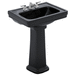 TOTO TLPT5328N51 Ebony Pedestal Bathroom Sink