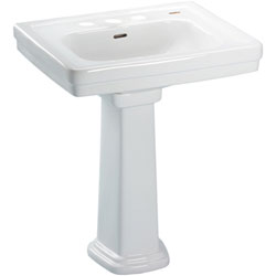 TLPT532N851 Promenade Pedestal Bathroom Sink - Ebony TLPT532N851 Promenade Pedestal Bathroom Sink - Ebony