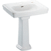 TOTO TLPT530N01 Cotton Pedestal Basin