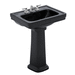 TOTO TLPT532N51 Ebony Pedestal Bathroom Sink