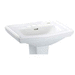 TOTO TLT780801 Cotton Pedestal Basin