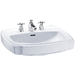 TOTO TLT97201 Cotton Pedestal Bathroom Sink