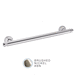 TOTO TYG30018RBN Brushed Nickel Grab Bar
