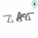 TOTO TTL221DDCP Polished Chrome 8'' Widespread Bathroom Sink Faucet