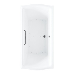 TABR789T01YBN Clayton 66" Air Tub - Cotton / Brushed Nickel TABR789T01YBN Clayton 66" Air Tub - Cotton / Brushed Nickel