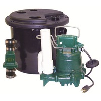 Sump / Submersible "1/3 HP Cast Iron Pump, Polypropylene Basin"