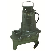 Effluent / Sewage "1/4 HP Cast Iron Body, Engineered Plastic Base"