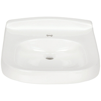  Wall Hung Bathroom Sink - White