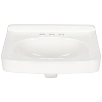  Wall Hung Bathroom Sink - White