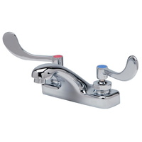  4" Centerset Commercial Bathroom Sink Faucet - Chrome