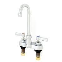  4" Centerset Commercial Bathroom Sink Faucet - Chrome