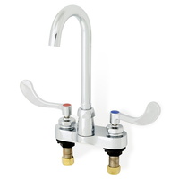  4" Centerset Commercial Bathroom Sink Faucet - Chrome