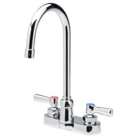  4" Centerset Commercial Bathroom Sink Faucet - Chrome