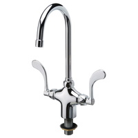  Single Hole Commercial Bathroom Sink Faucet - Chrome