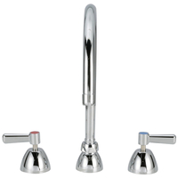  4" Centerset Commercial Bathroom Sink Faucet - Chrome