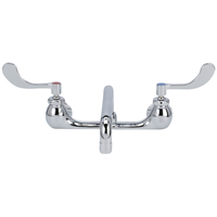  Wall Mounted Commercial Bathroom Sink Faucet - Chrome