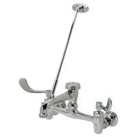  Wall Mounted Commercial Bathroom Sink Faucet - Chrome