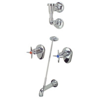  Service Sink Faucet Commercial Kitchen Faucet - Chrome