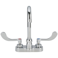  4" Centerset Commercial Bathroom Sink Faucet - Chrome
