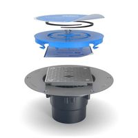 Shower Drains 9-6/7" Length