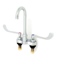  8" Widespread Commercial Bathroom Sink Faucet - Chrome