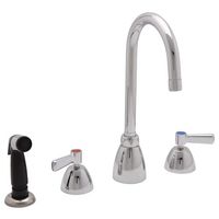  8" Widespread Commercial Bathroom Sink Faucet - Chrome