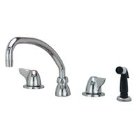 8" Widespread Commercial Bathroom Sink Faucet - Chrome