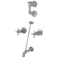  8" Widespread Commercial Bathroom Sink Faucet - N/A