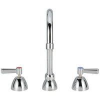  8" Widespread Commercial Bathroom Sink Faucet - Chrome