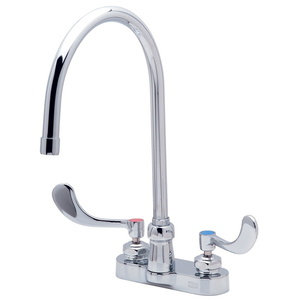 ZZ812C4XL 8" Widespread Commercial Bathroom Sink Faucet - Chrome ZZ812C4XL 8" Widespread Commercial Bathroom Sink Faucet - Chrome